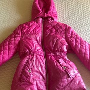 Fur inside super cute pink jacket for kids